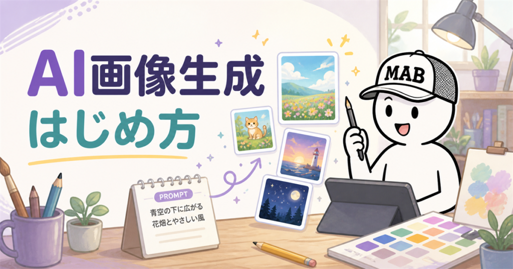 AI画像生成を初心者向けに始める方法